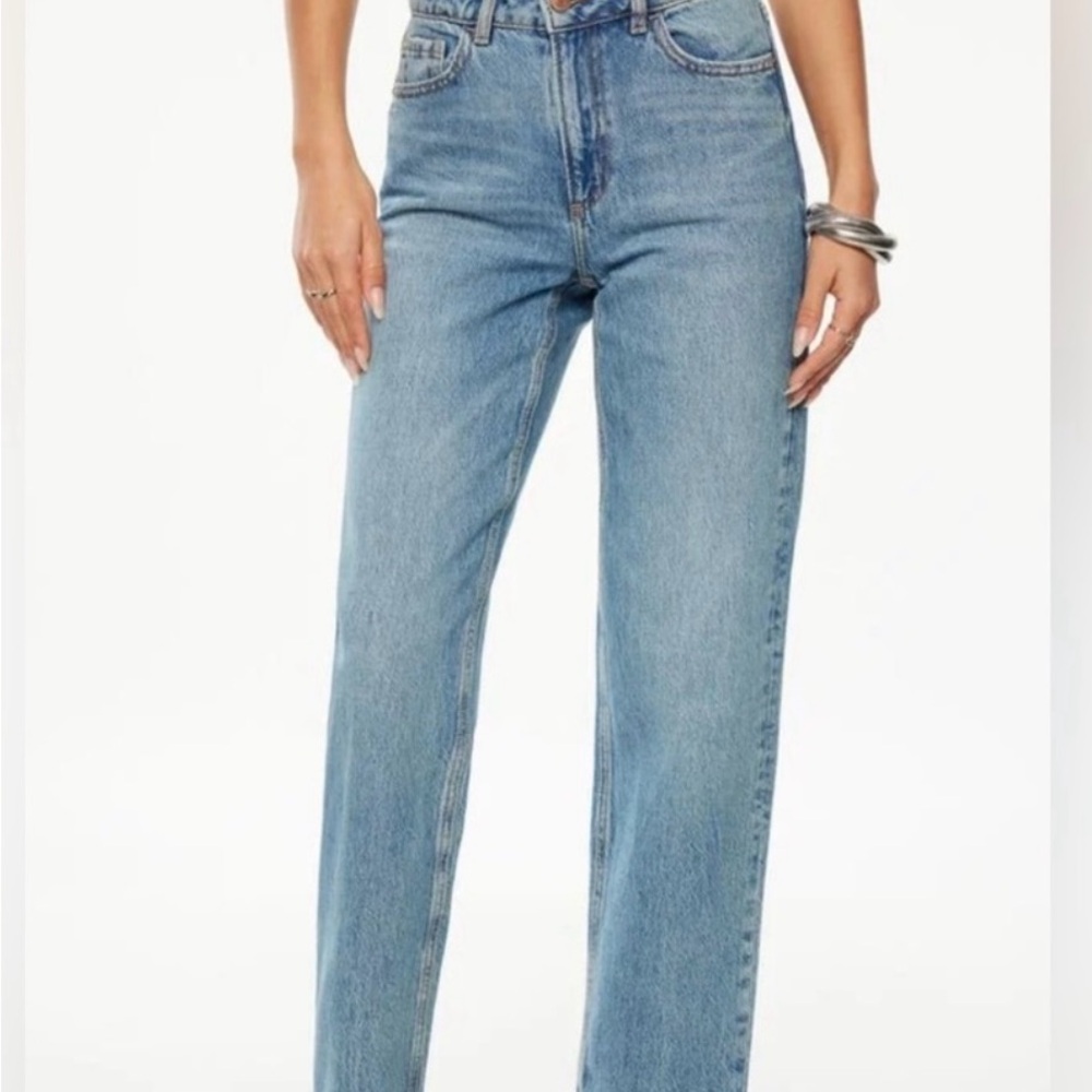 Dynamite-Justina Straight Leg Jeans size 25 - Picture 4 of 5